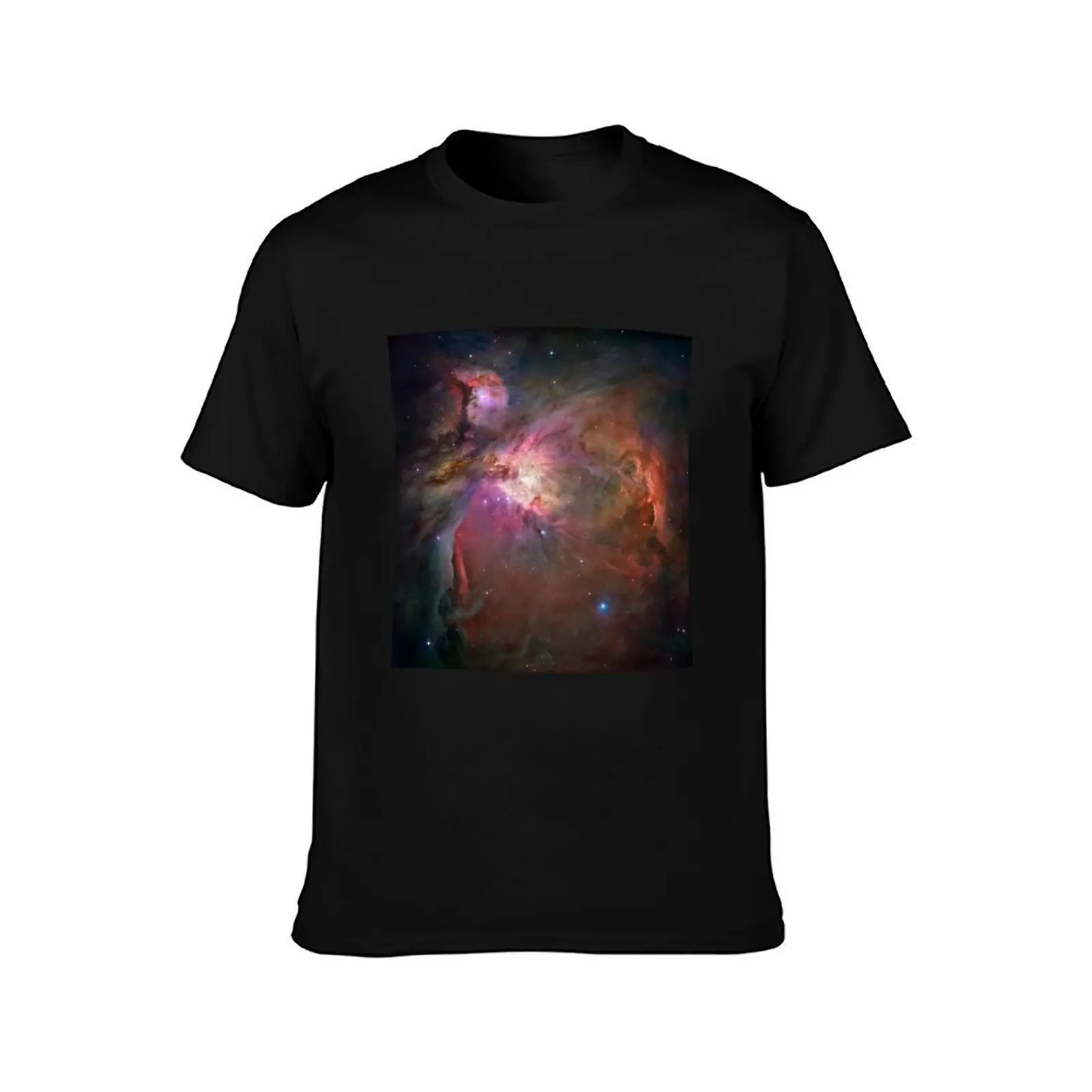 Orion Nebula T-Shirt Basic Solid Color Casual Tee Shirt T-Shirt
