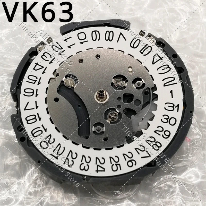 New TMI VK63A Quartz Watch Mobile Date at 3：00 Chronograph Watch Sport W/Batty for VK Series VK63A Single Watch Calendar