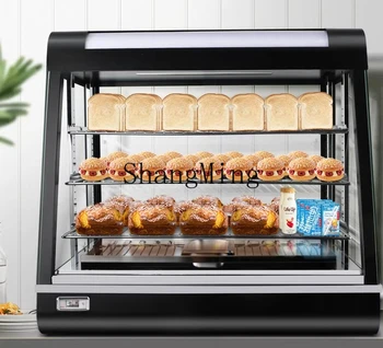 ZYY commercial heating constant temperature bread cake fried chicken beverage thermal insulation heating small display cabinet