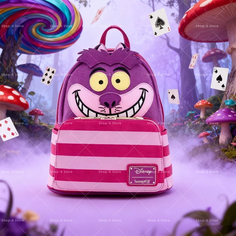 

Рюкзак Disney Loungefly с милым мультяшным рисунком — легкая школьная сумка Kawaii для ежедневного использования для девочек, подарок на день рождения