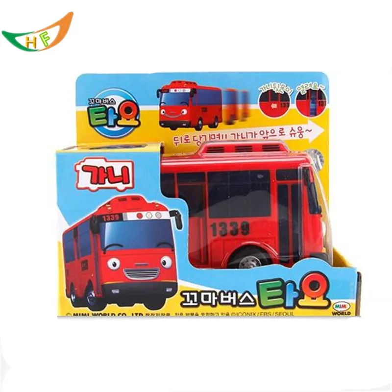 Hot 1:38 scale model oyuncak car children miniature tayo bus mini plastic baby toy little tayo rani rogi gani bus Christmas gift