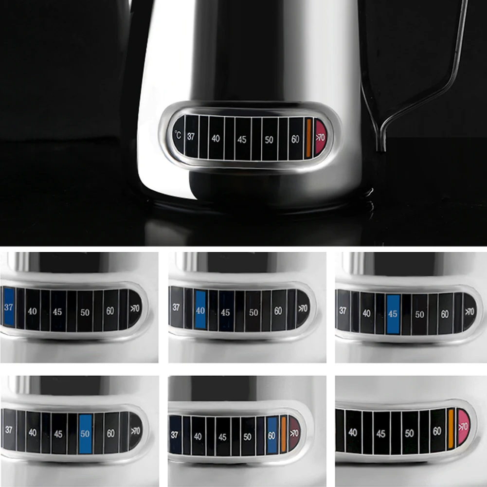 0-70C Portable Water Coffee Color Changing Thermometer Cup Kettle Temperature Tester Waterproof Sticker
