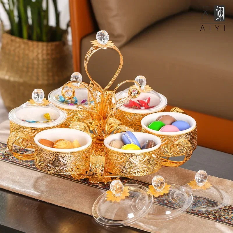 Factory Direct 2026 Household living room coffee table, water, fruit plate, high-end creative internet celebrity with lid