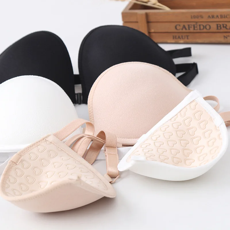 Fashion Strapless Lace Women Sexy Lingerie Backless Invisible Wireless Bralette 1/2 Cup Push Up Underwear Girl Bras