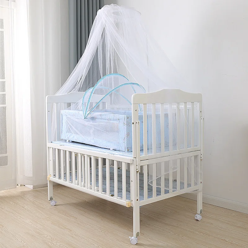 Berceau de bébé moderne, lit d\'enfant, lit d\'épissage pour enfants, lit de bébé, petit lit de berceau