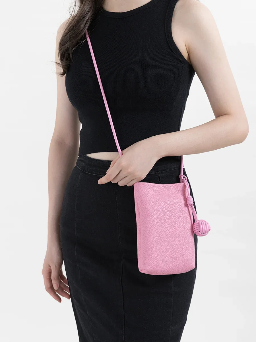 MABULA-Bolso cruzado pequeño de cuero genuino para mujer, bandolera de diseñador para teléfono móvil, bolso de hombro ligero a la moda, monedero de viaje