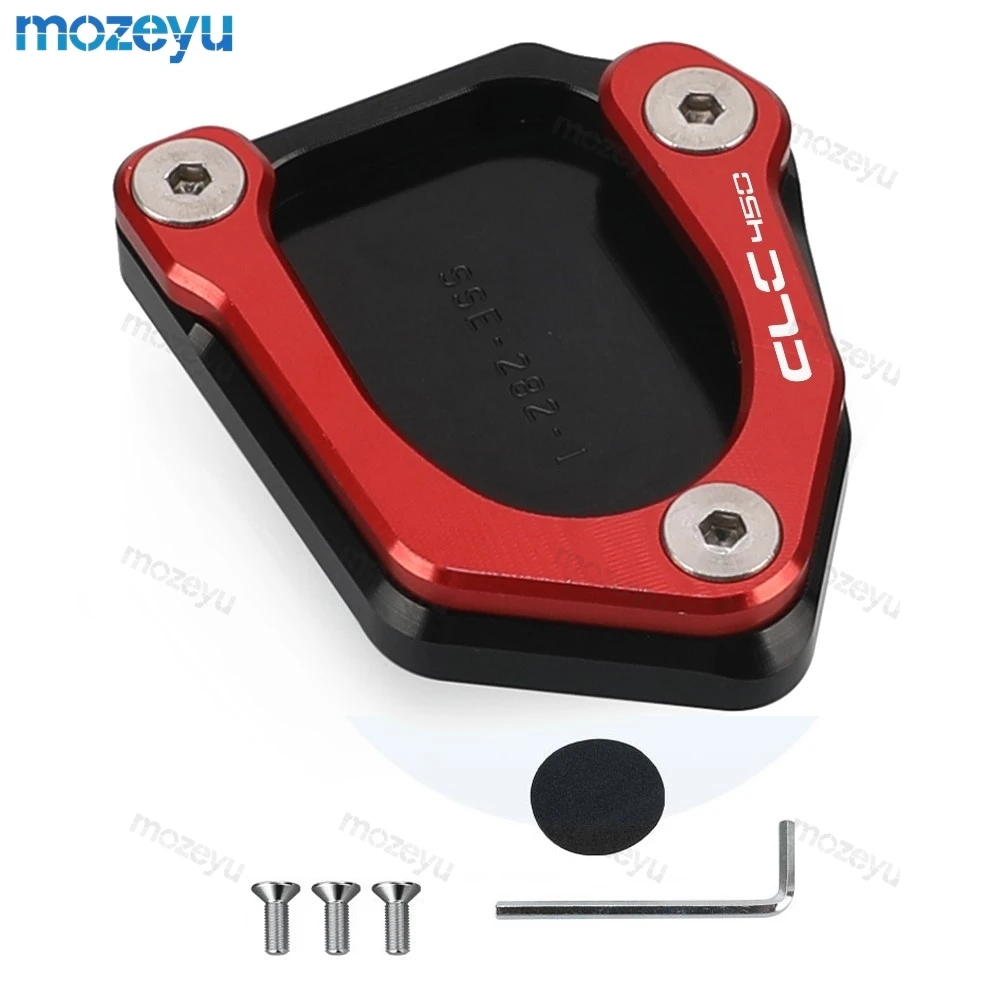Kickstand Foot Side Stand Extension Pad Support Plate Enlarger For CFMOTO CF MOTO CF 450CLC 450 CL-C  450 CLC 450 2023-2025 2026