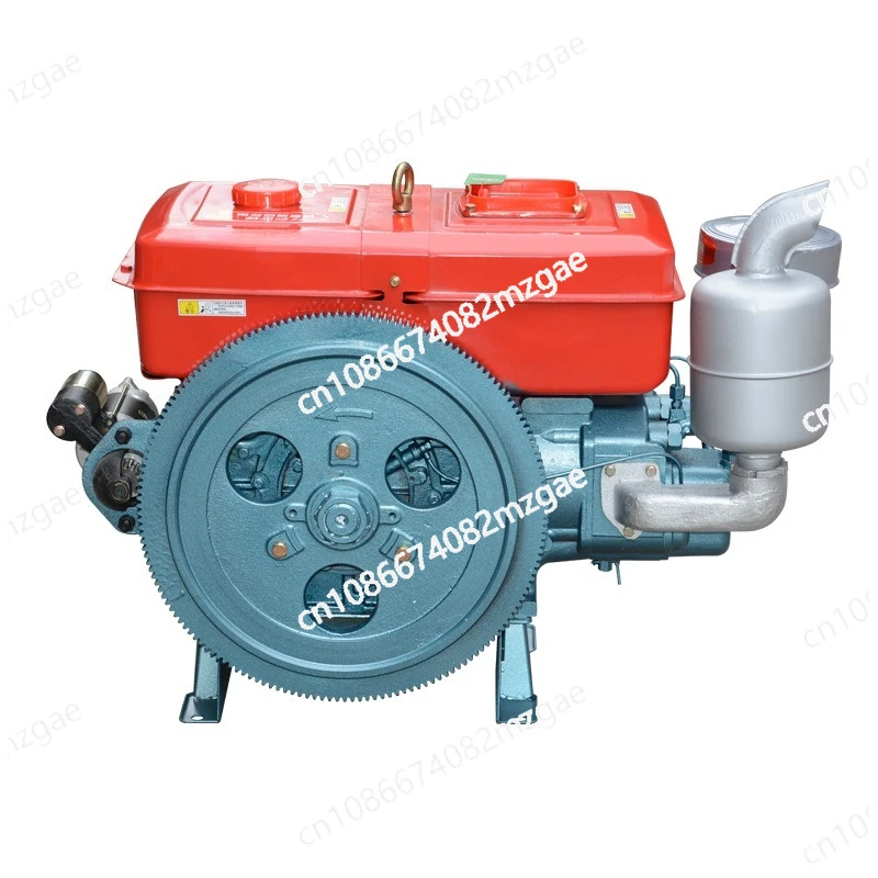 Horizontal bar water-cooled series diesel engine CY25M diesel engine 25 horsepower hand-crank electric start diesel engine