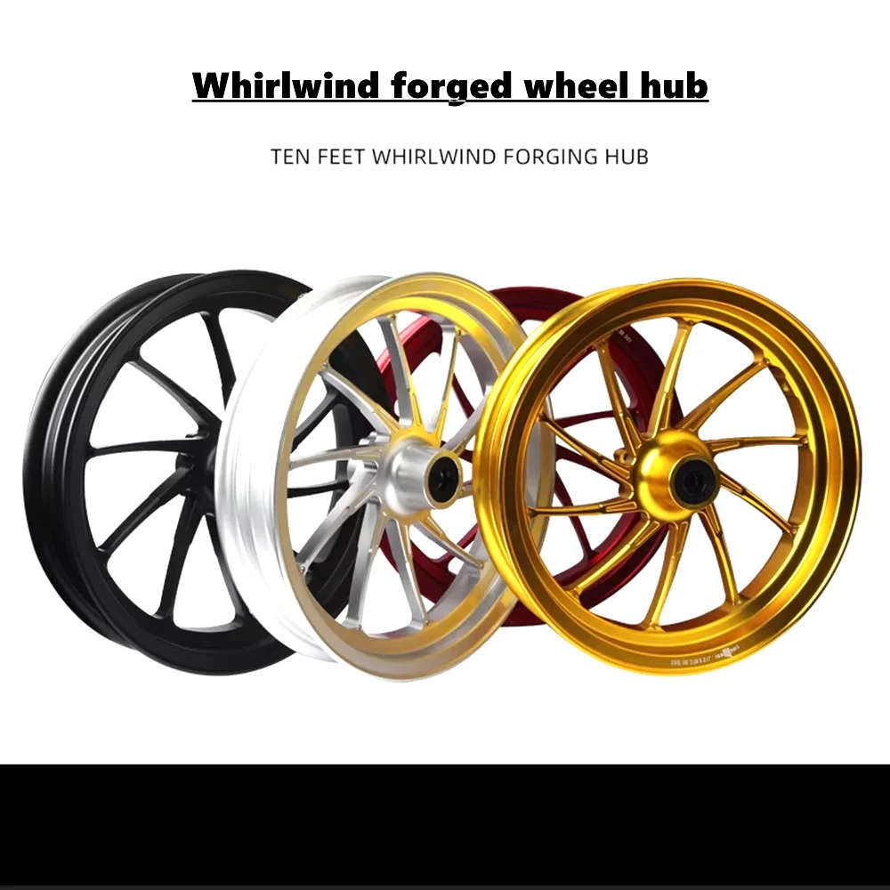 Motorcycle Wheel Modified 12x2.5/2.15inch CNC Aluminum Front Wheel Rims For Niu N1S/NGT/NQI/U+B/U1/US/UQi/MQI2 Eelectric Scooter