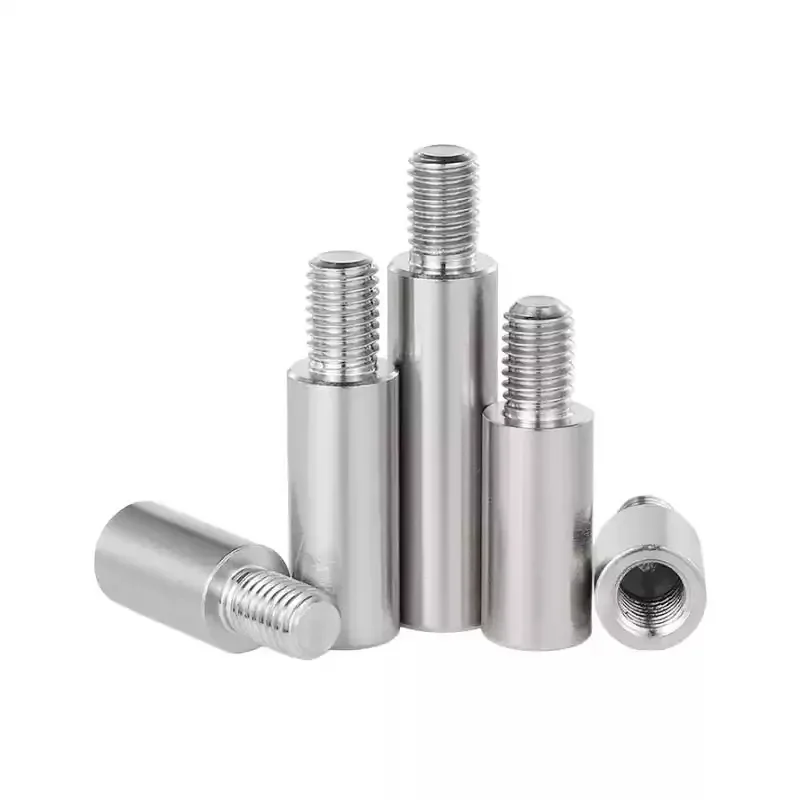 M2 M2.5 M3 M4 M5 M6 304 Stainless Steel Threaded Pillar Male to Female Round Screw PCB Standoff Spacer Single Head Column
