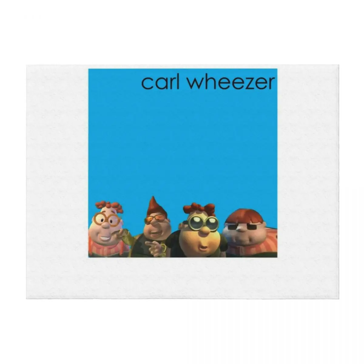 

Carl-wheezer-on Funny Blues Throw Blanket Beach warm for winter For Sofa Thin Multi-Purpose Blankets