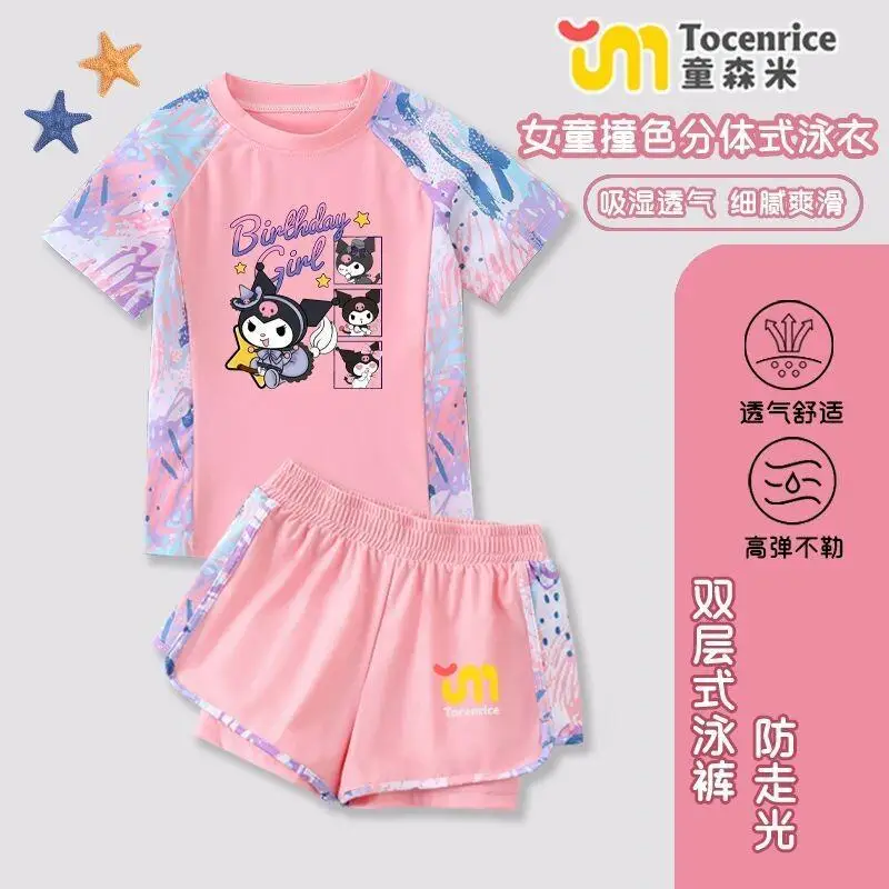 

Горячая новинка: Купальник Sanrio Hello Kitty для девочек, комплект из двух предметов, быстросохнущая ткань с УФ-защитой, для детей, для плавания в термальных источниках и тренировок, милый дизайн