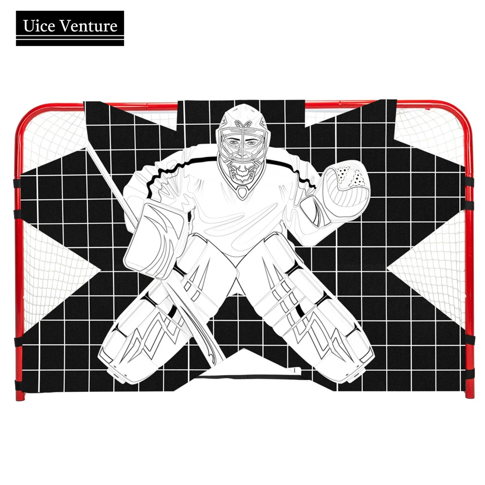 

Тренировочная мишень для хоккея, складная легкая сетка для отработки точности бросков