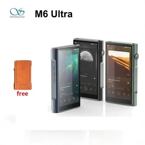 SHANLING M6 Ultra haute résolution HiFi lecteur de musique MP3 Portable AMP DAC avec 4 AKM AK4493SEQ ouvert Android10 Bluetooth 5.0 PCM768 DSD512