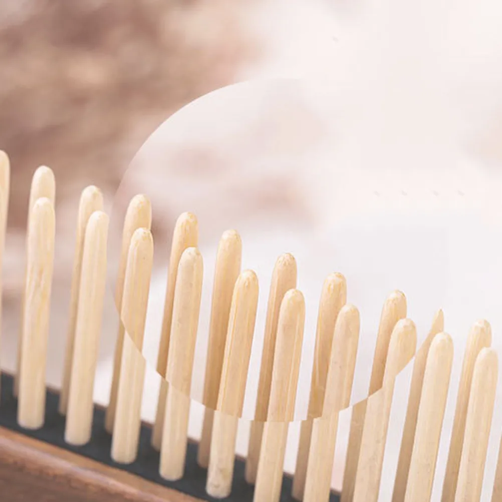 

Natural Sandalwood Comb Double-Row Teeth Anti-Static Scalp Massage Hairdressing Accessories Wood Hair Care Tool