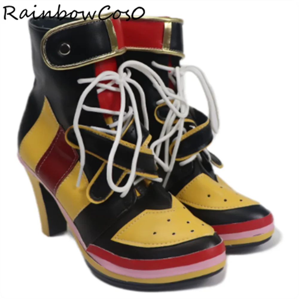 Ningguang Genshin Impact Cosplay Shoes Boots Game Anime Halloween Christmas RainbowCos0 W5868