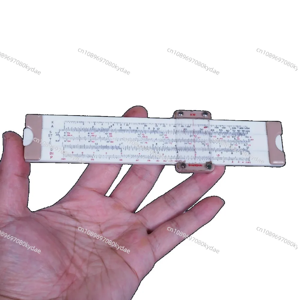 Logarithmic Slide Rule Old Object from 1960s - 1970s Nostalgic Folklore Ornament Calculator