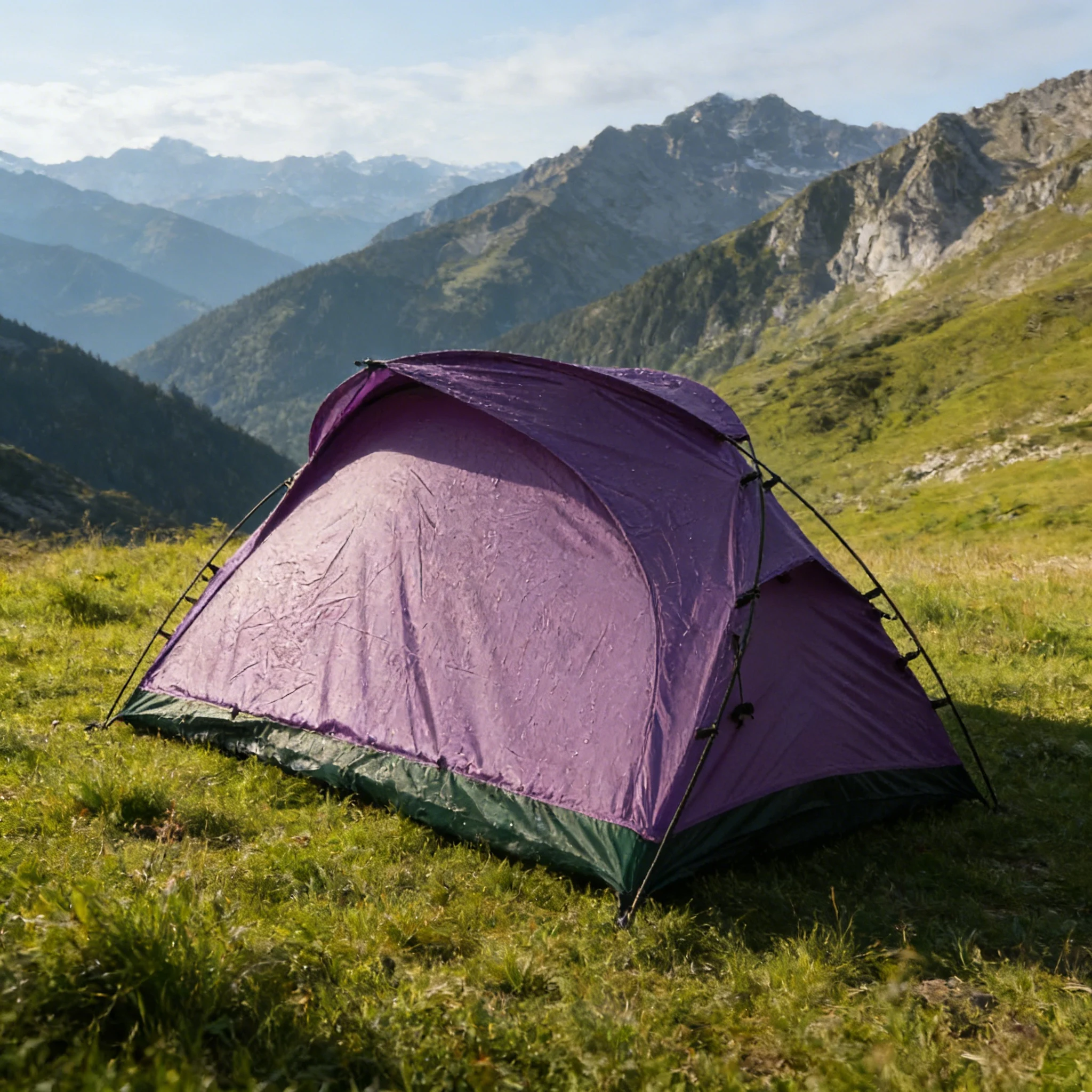 Ultralight Hiking Tent with Automatic Instant Pitch for Competitive Backpackers and Alpinists
