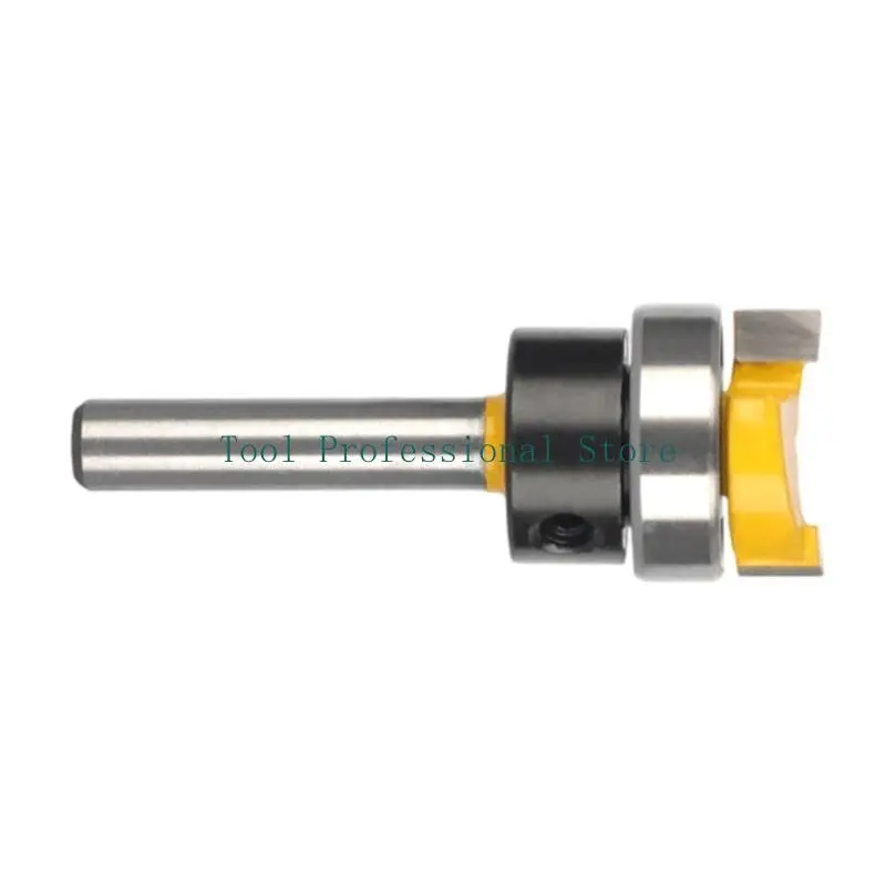 

57QF Универсальный шарикоподшипник с двойными краями, прямая деревообрабатывающая фреза 19,05 мм для профессиональных задач и