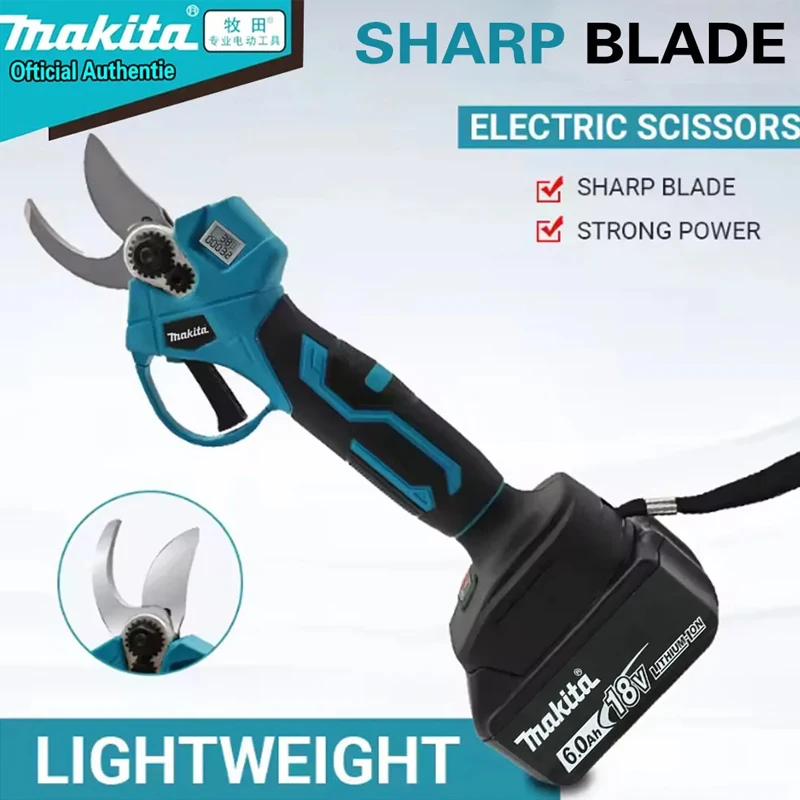 

Prune branches Brushless Electric Pruner Shear Cordless Garden Fruit Tree Bonsai Pruning Branches Cutter Power Tool For Makita