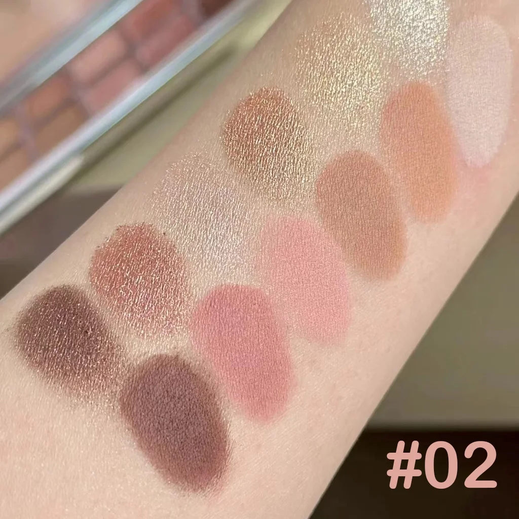 12-kolorowa paleta cieni do powiek Nude Matte Shimmer High Pigment Grey Color Tone Wodoodporna profesjonalna paleta cieni do powiek