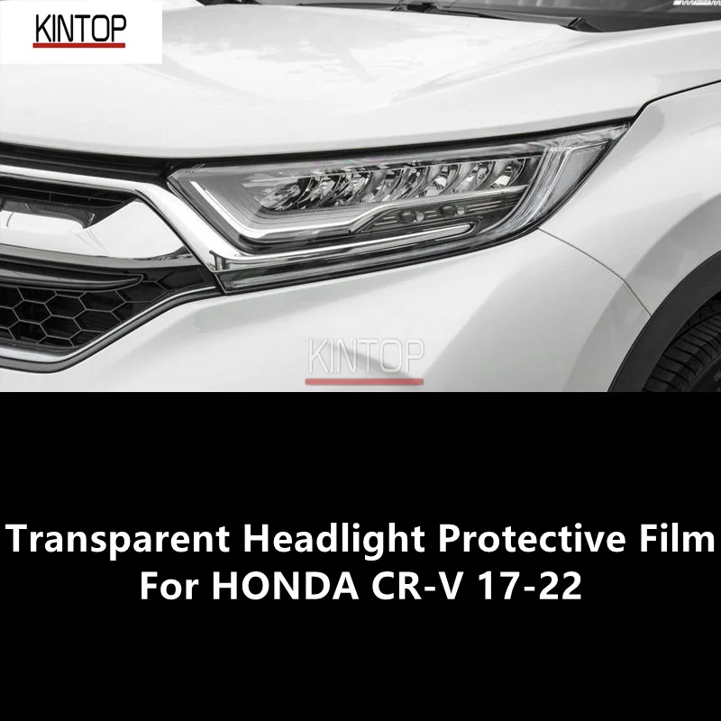 

For HONDA CR-V 17-22 TPU Transparent Headlight Protective Film, Headlight Protection,Film Modification