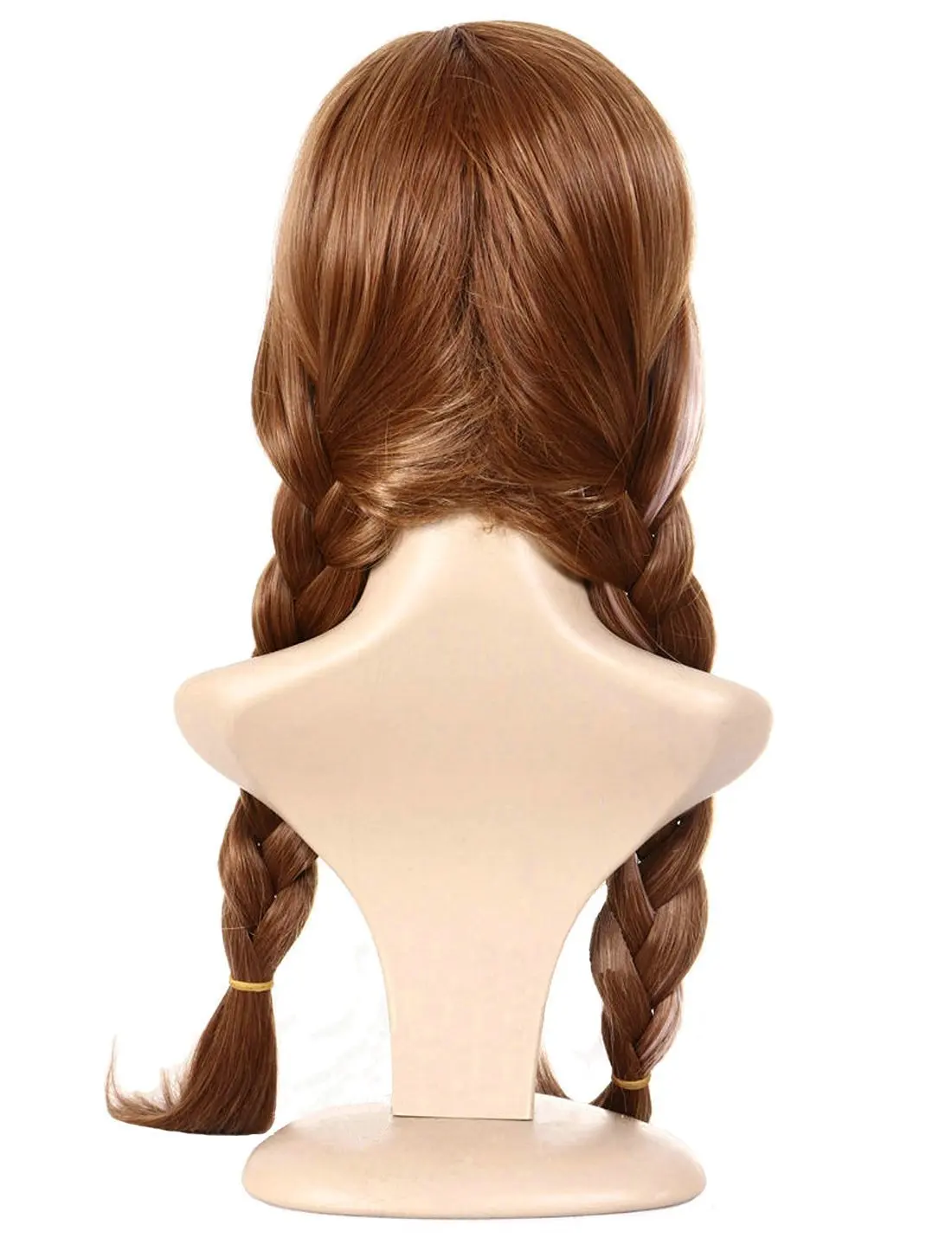 Pigtail Princess Wig for Women Braided Brown Cosplay Wig Braids Women\'s Anna Wigs for Costume Cosplay Party Wigsfor Halloween