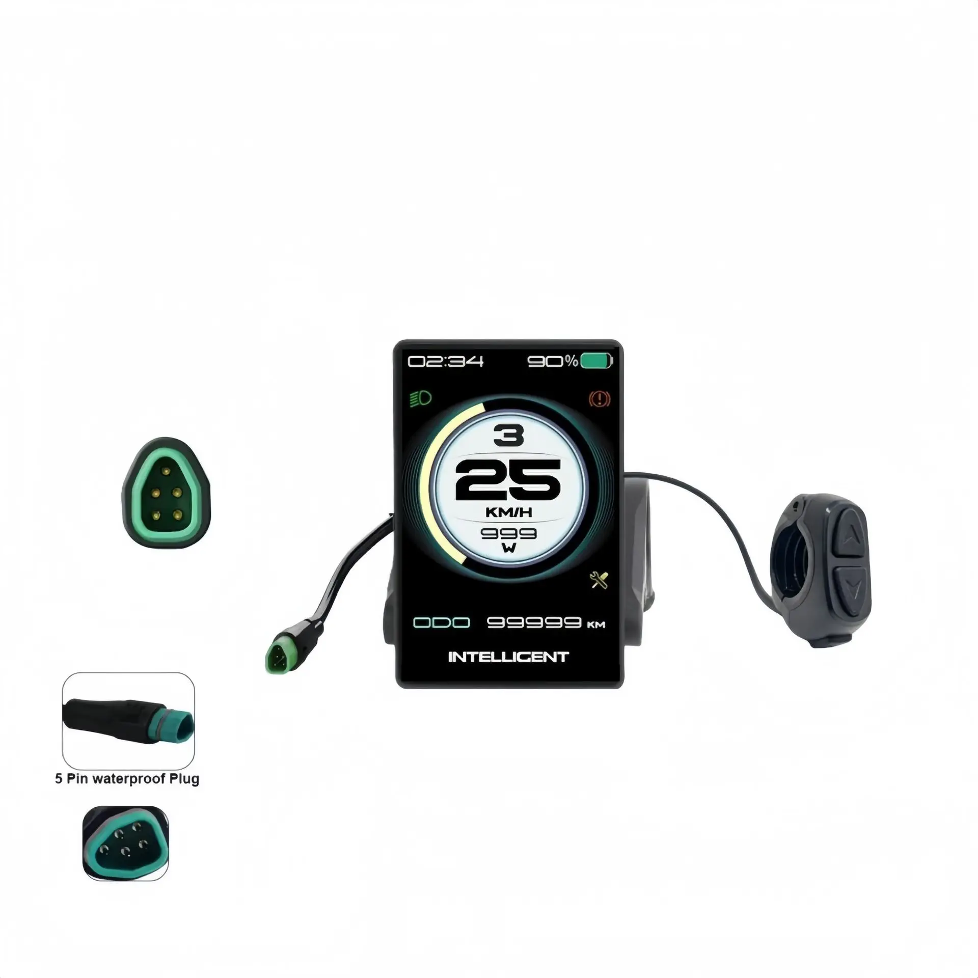 866C Display for Bafang Central Motor M200 M400 M560 M600 M620 CAN Program Lift The Speed Limit Setting Wheel Diameter Type-C
