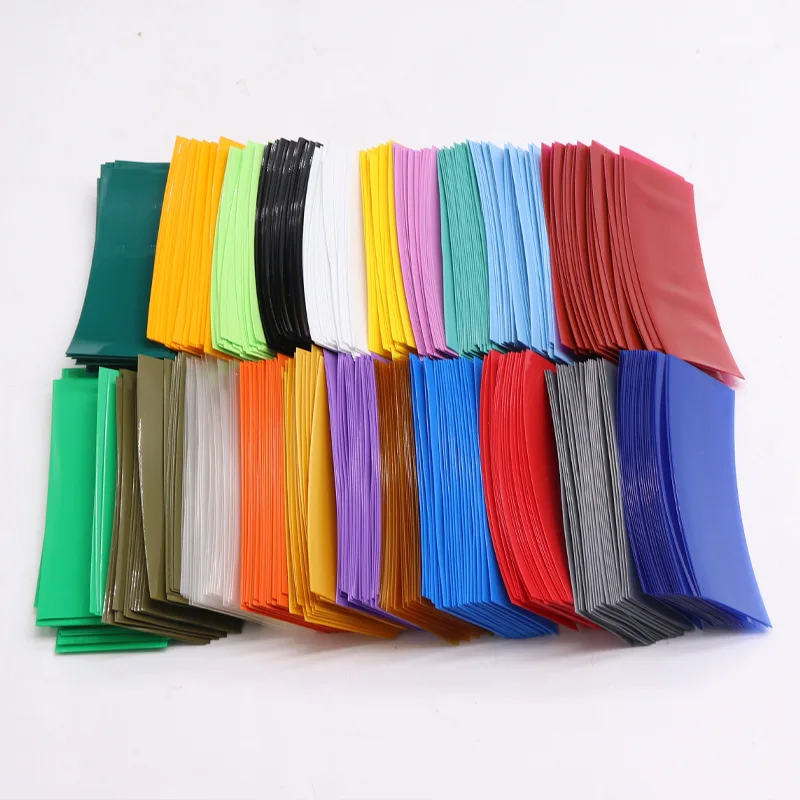 500pcs 18650 Battery Casing Heat Shrinkable Sleeve Insulation Battery Cover PVC Heat Shrinkable Film 72*30mm