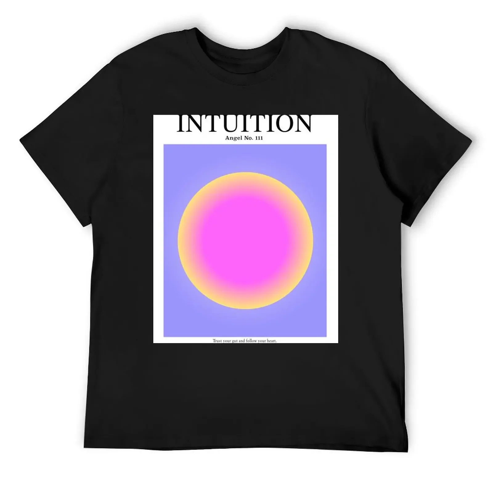 Gradient Angel Numbers: Angel Number 111 - Intuition (Purple & Pink) T-Shirt new edition aesthetic clothes blanks shirts men