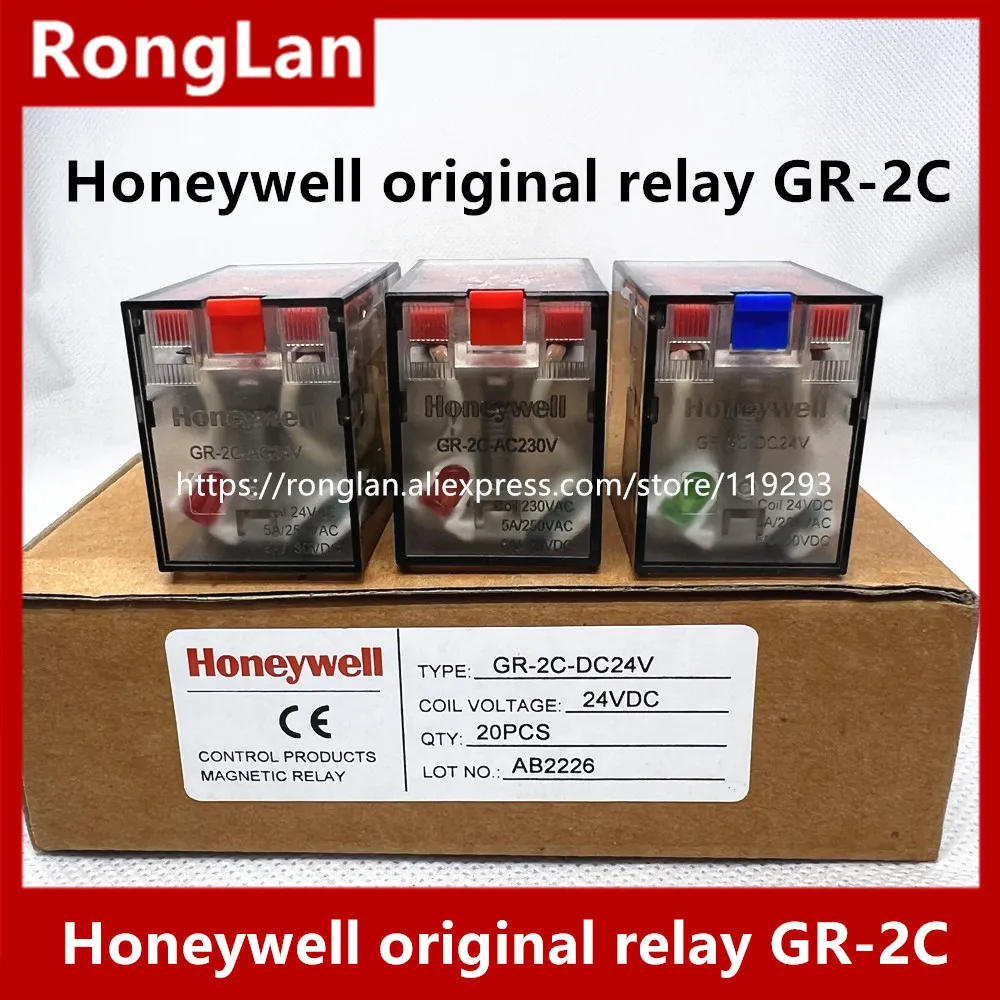 honeywell rele original genuino gr2c dc24v gr 2c ac24v gr 2c ac230v gr 2c ac380v gr 2c ac110v pes 2co 5a10 pcs 01