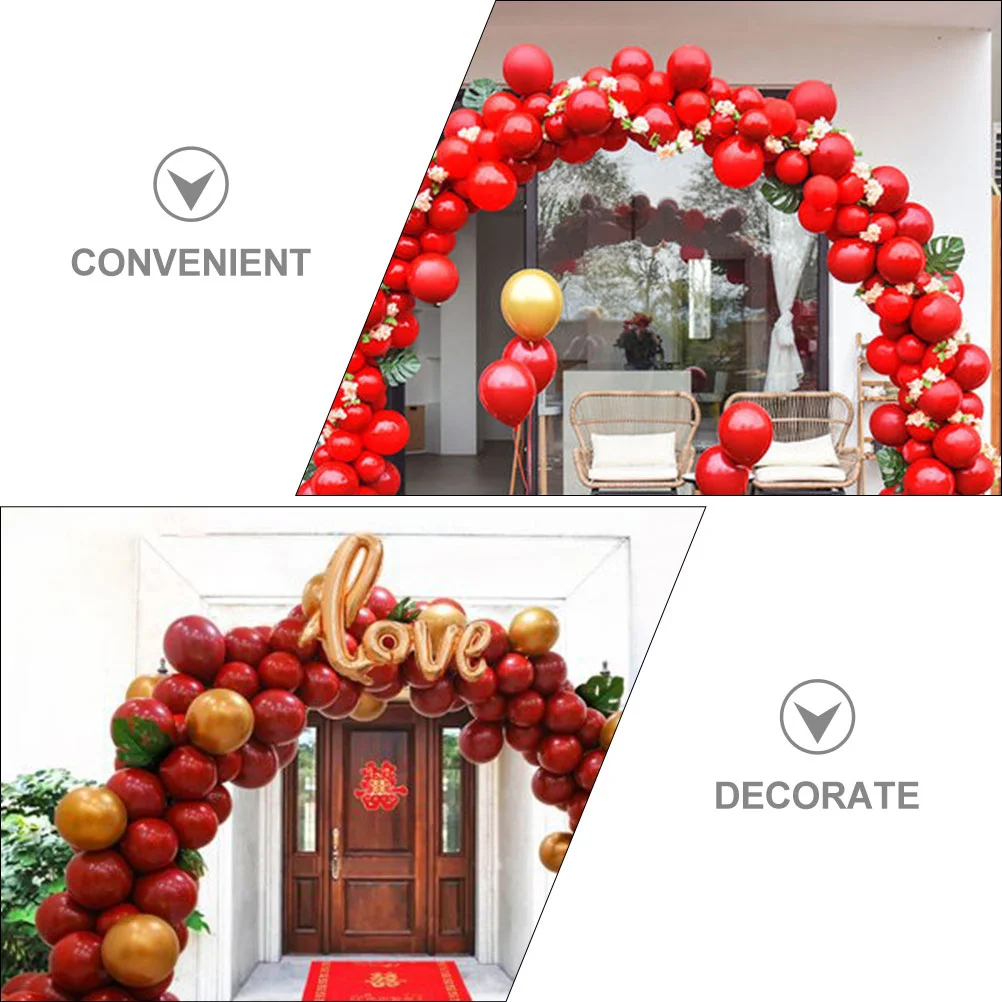 Substituição do suporte do arco com estrutura baixa, decorações da porta dianteira do balão, casamento