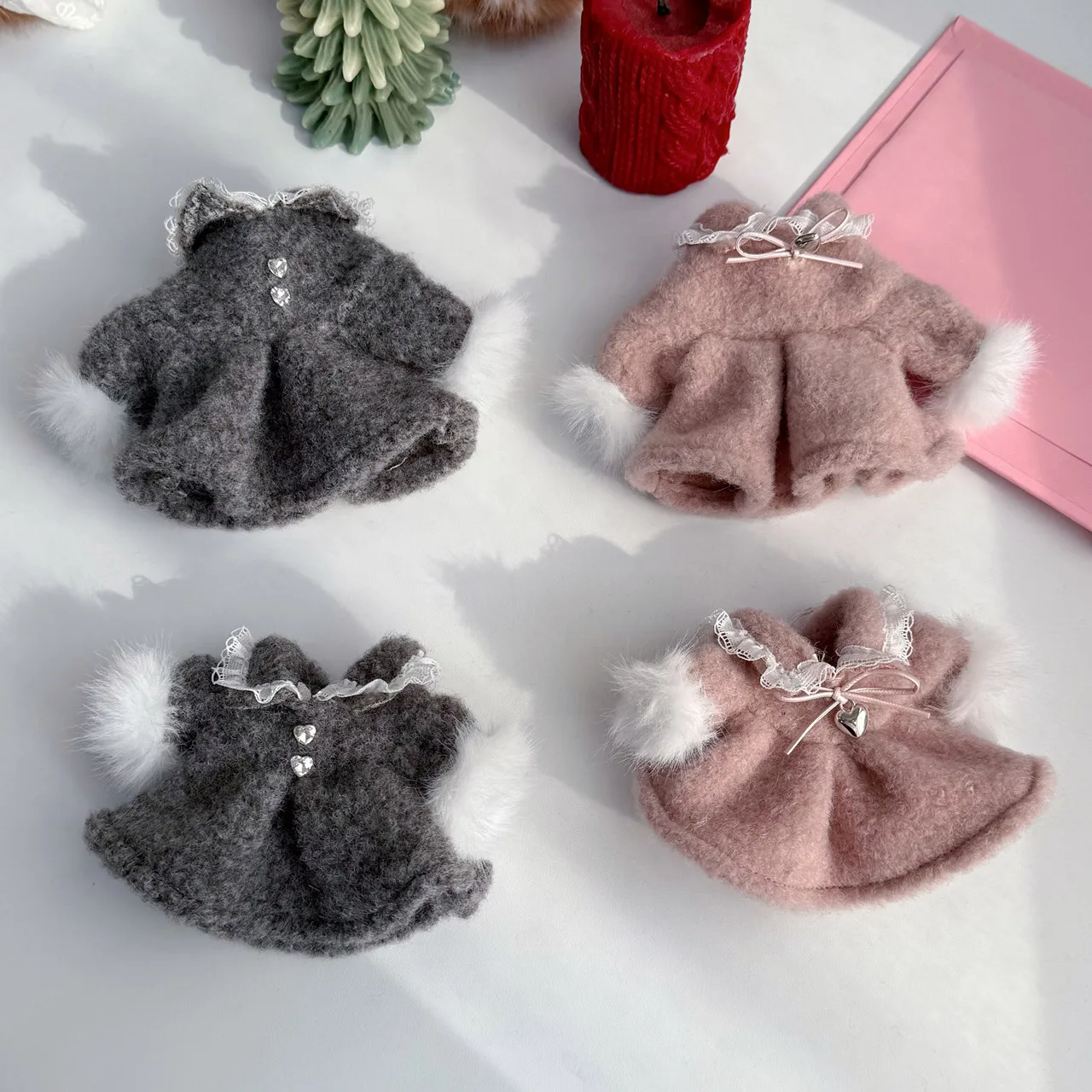 Fashion Hot Sale Cute Little Fragrant Wind  Fabric Doll Skirt Cloth SP Long-legged KT Doll Curly Princess Skirt