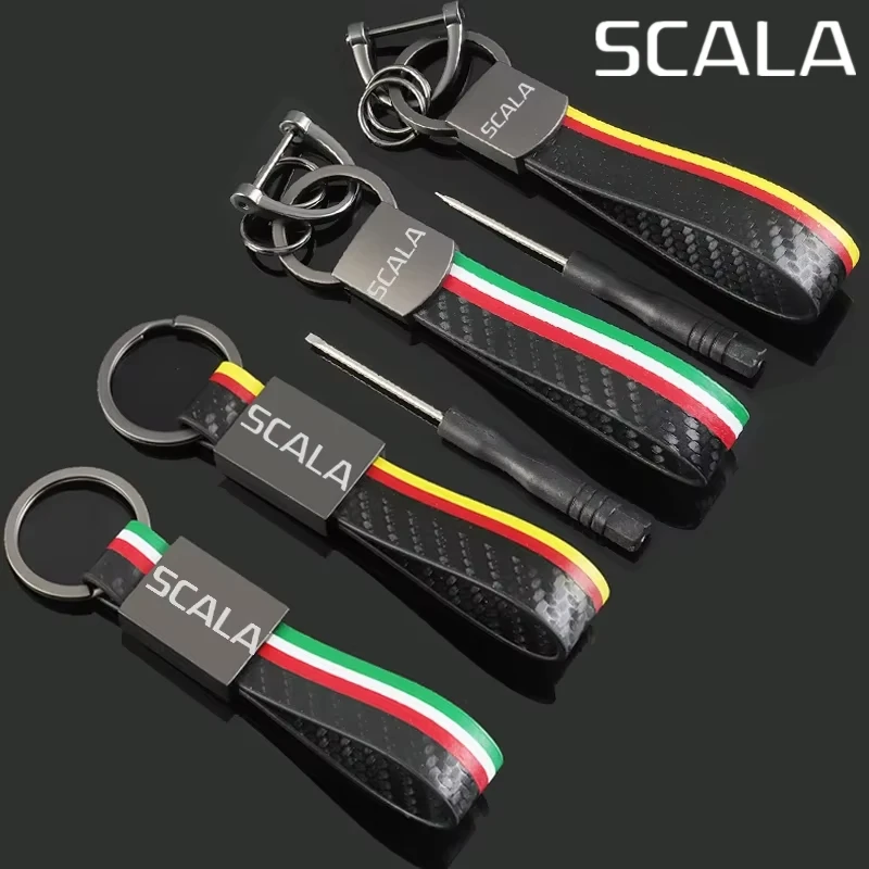 

Кожаный Автомобильный брелок для Skoda SCALA Logo Roomster Rapid Kamiq Fabia Octavia Kodiaq автомобильный брелок для ключей подвесные аксессуары
