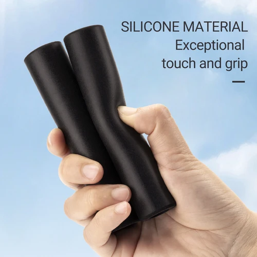 Imagen 2 del producto MANA Puños de silicona para bicicleta MTB, engrosados, ligeros, cómodos, con absorción de impactos, puños para manillar de bicicleta