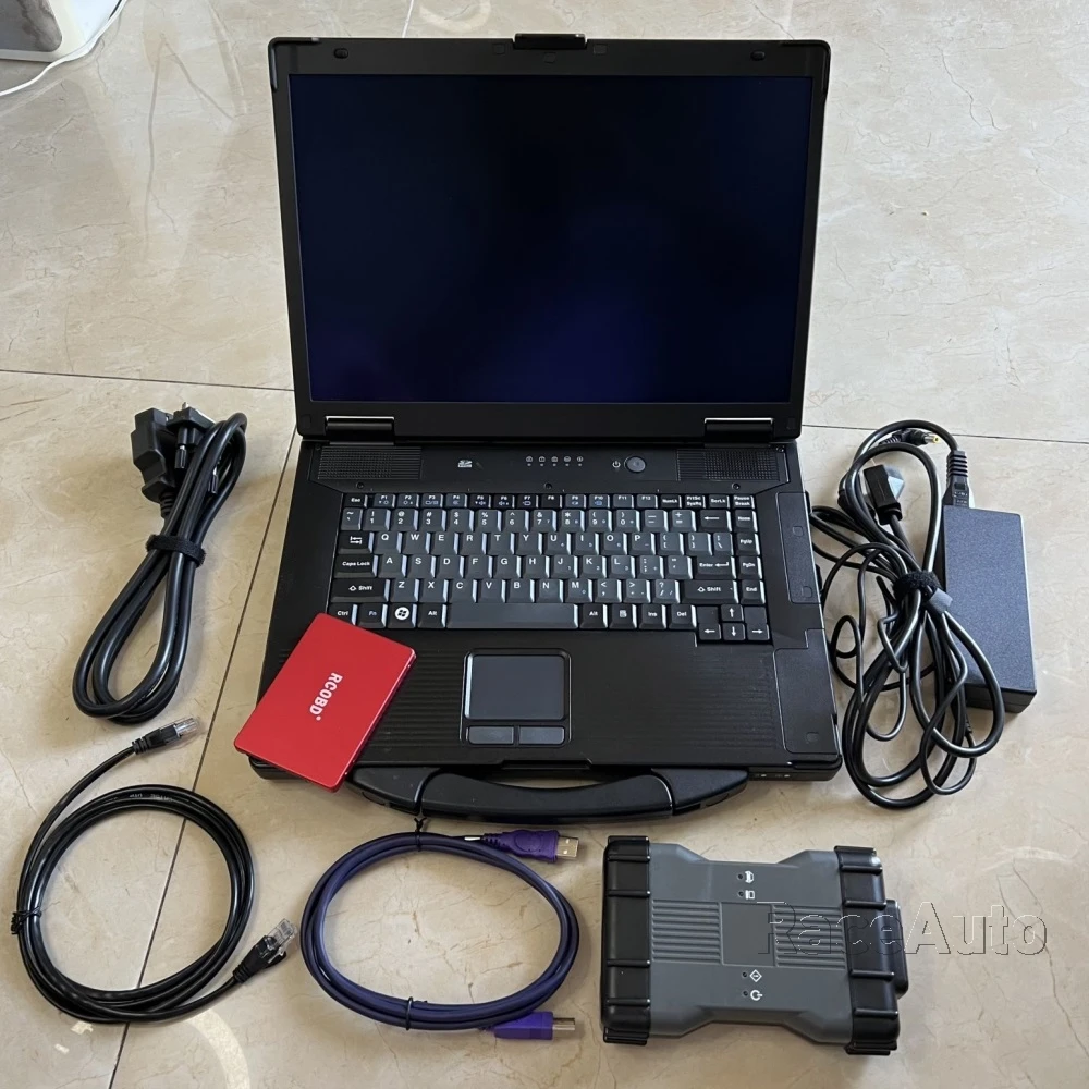 Newest Mb Star C6 Ssd Vci Diagnostic Tool CAN DOIP Protocol Software SSD 480GB XENTRY Laptop CF52 4g Touch Ready to Work