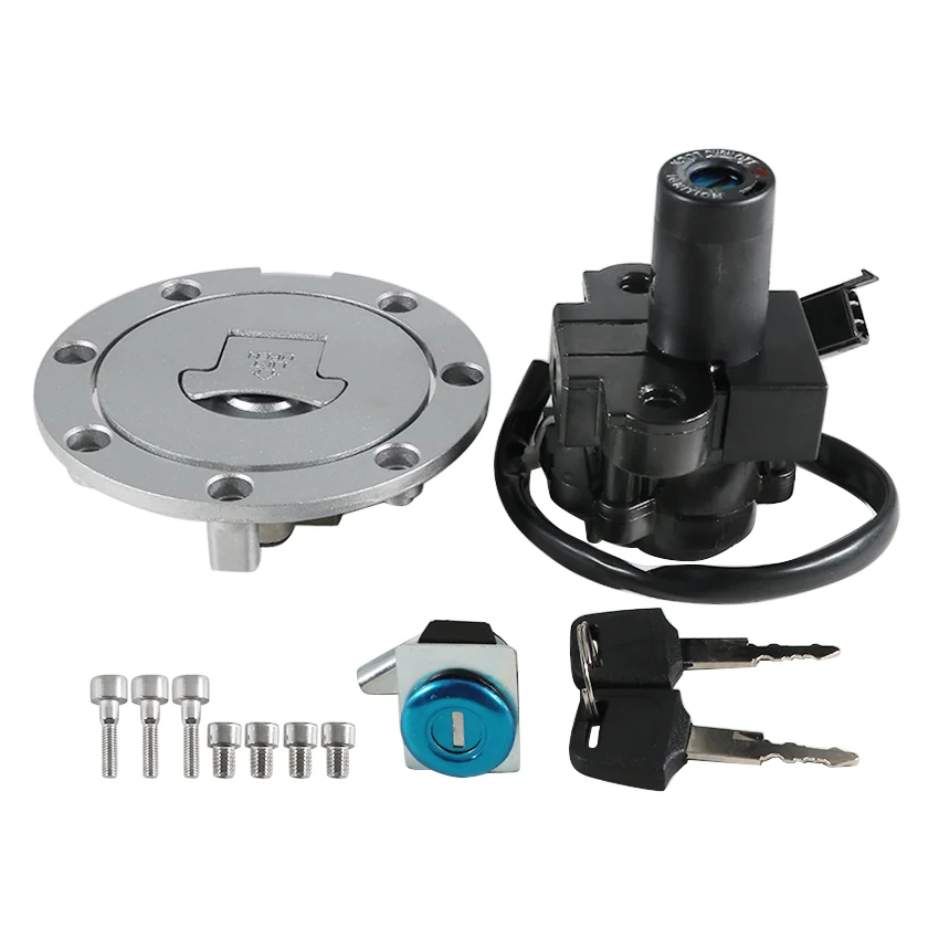 Ignition Switch Fuel Gas Cap Seat Lock Key Kit For Honda CBR600 CBR900 NSR250 MC18 MC21 CBR250 MC19 MC22 CBR400 NC23 NC29 Parts - view 3
