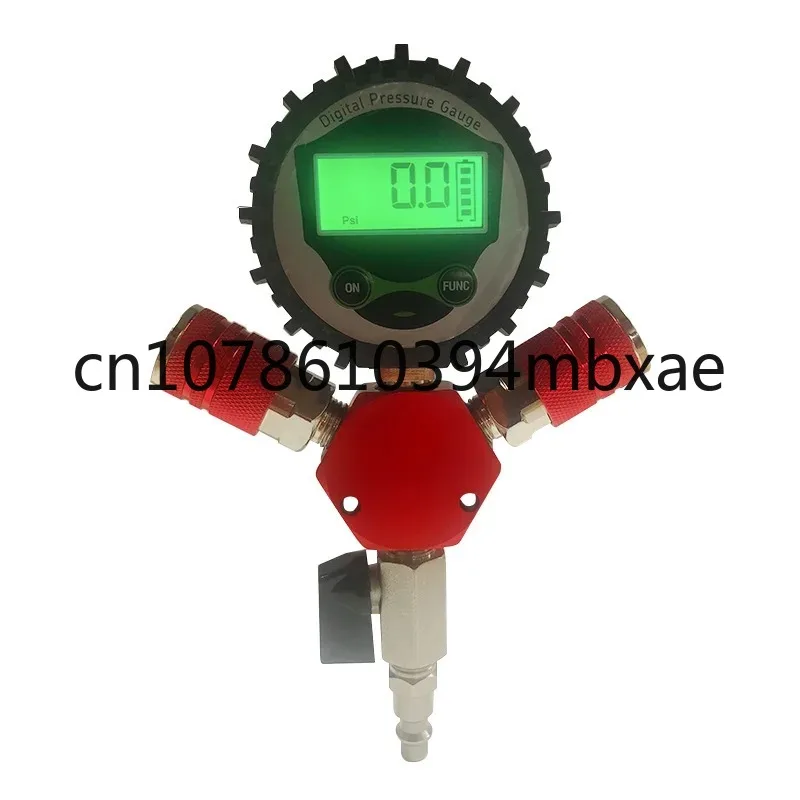 4 Way Tire Inflation Deflation System Off-Road Digital Pressure Gauge Customize Hose and Air Chuck