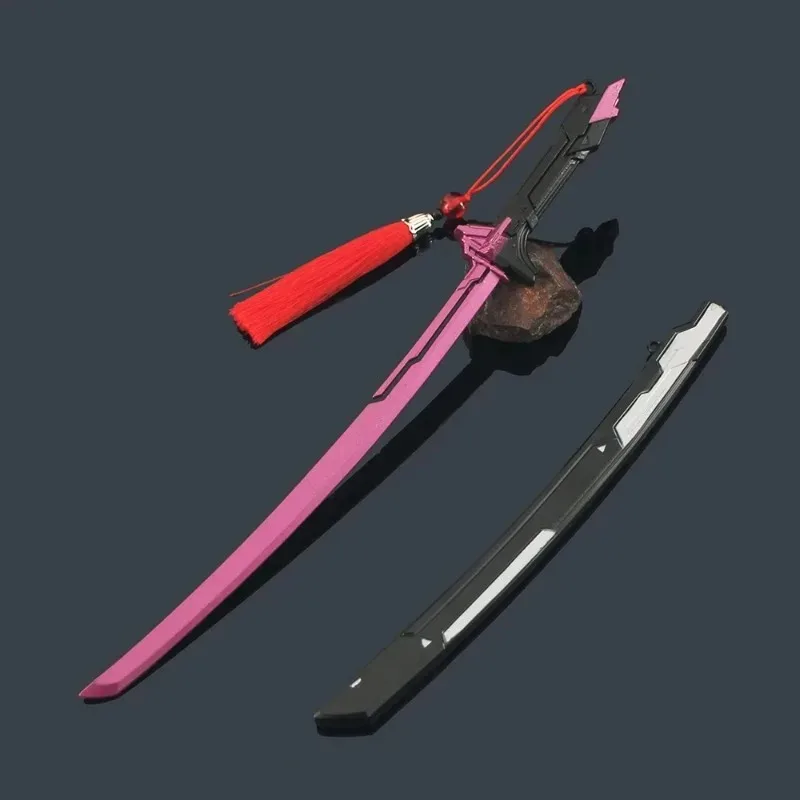 30cm Game Periphery Valorant EX.O Edge Melee Weapon Knife Metal Sword Weapon Model Ornament Decoration Crafts Gifts Dolls Toys
