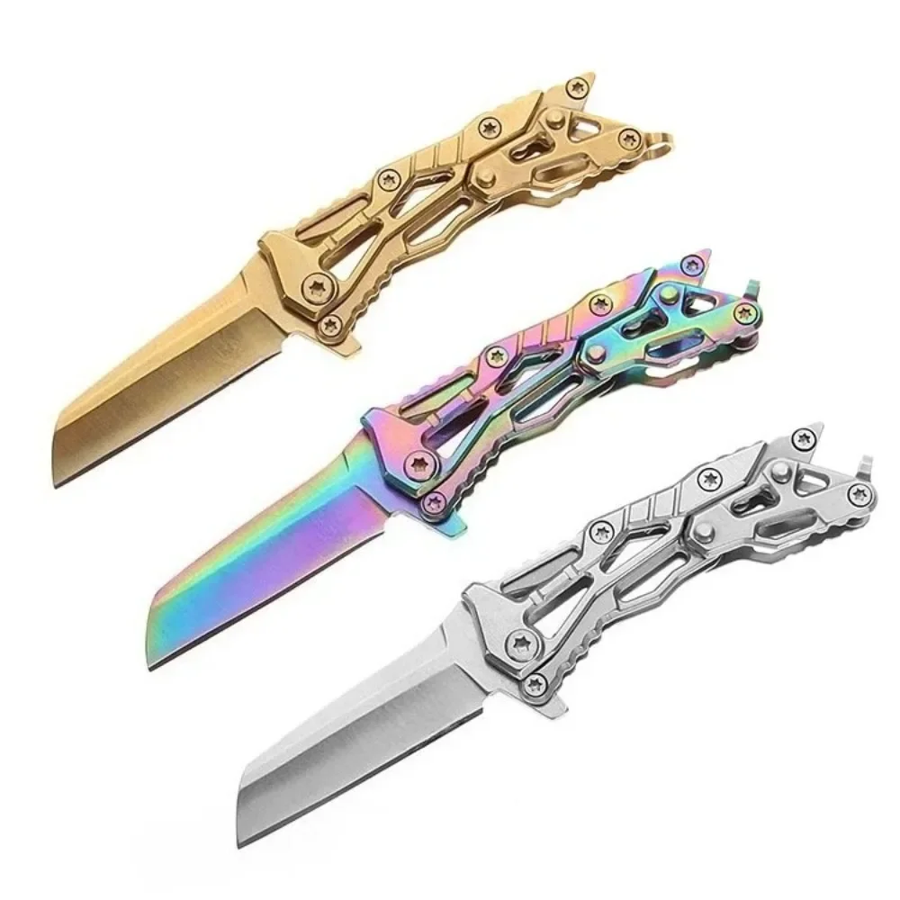 Portable Keychain Pocket Knife - Suitable for Outdoor Camping Self-defense and Daily Carry An Extremely Cool Little Tool