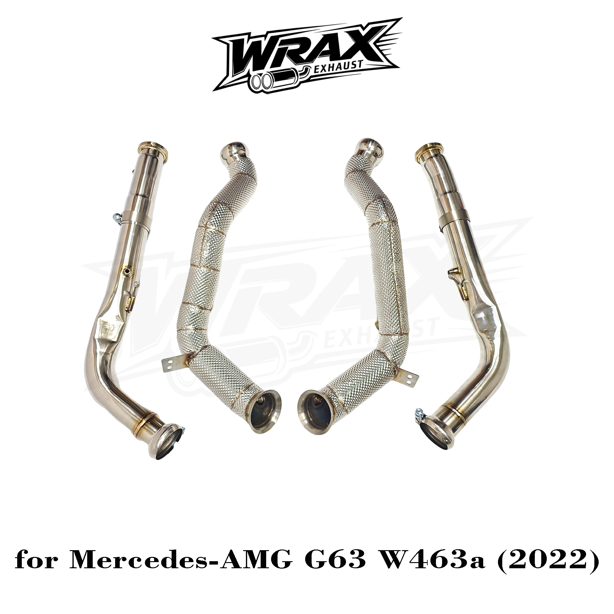 

WRAX High-flow Exhaust for Mercedes-AMG G63 W463a Heat Shiele Catless Downpipe Boost Vehicle Performance