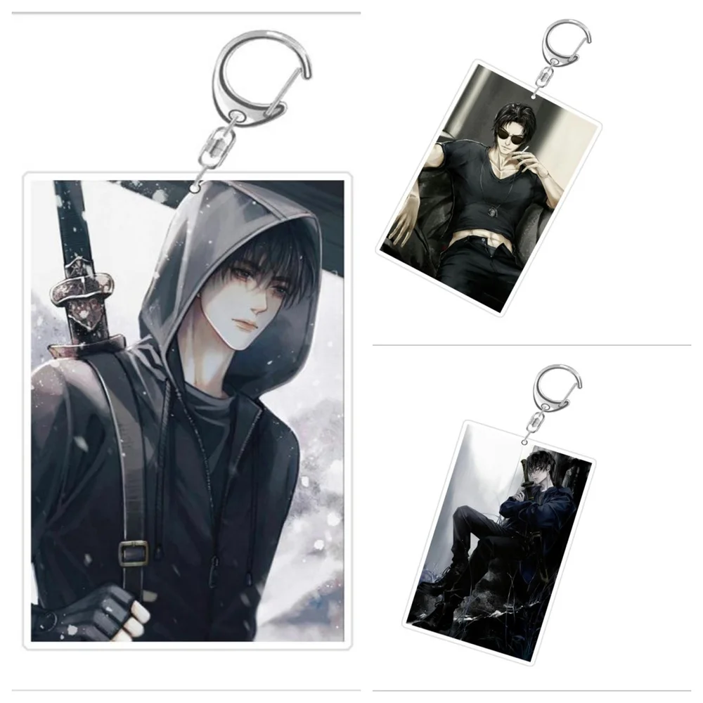 

6CM Charm Anime Grave Robber's Notes Acrylic Keychain Model Cosplay Characters Ornament Accessories Goods Collection Gifts