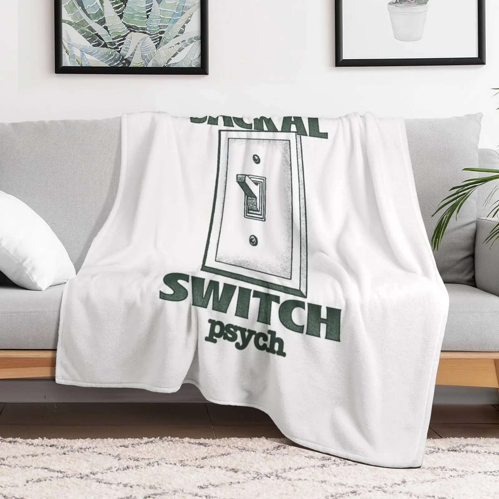 

Psych Hit the Jackal Switch Throw Blanket Summer Beddings bed plaid Fashion Sofas Sofas Blankets