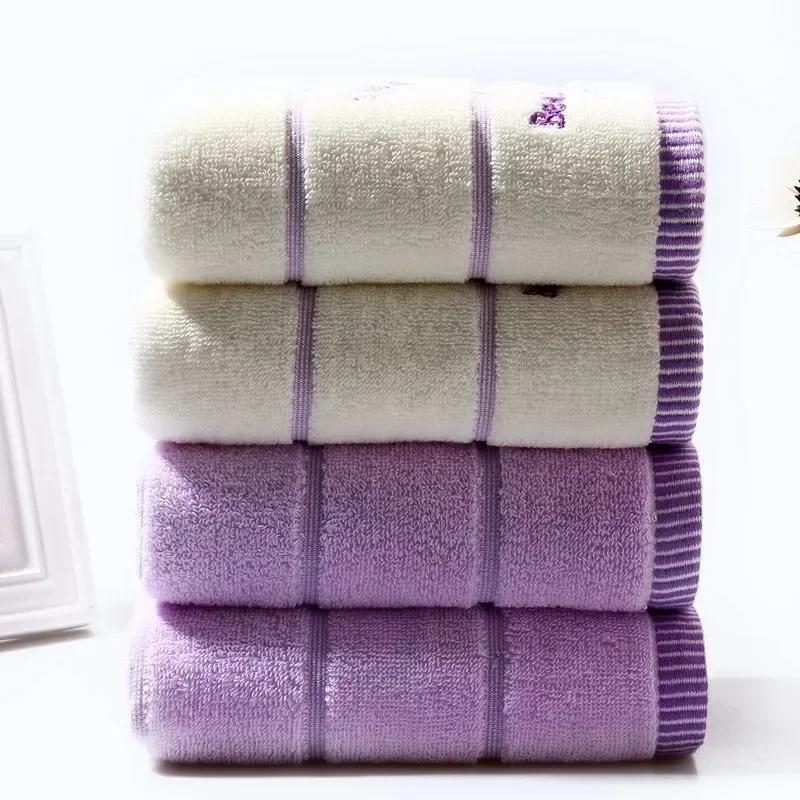 100% Cotton Bath Towel Set Absorbent Adult Bath Towels Solid Color Soft Friendly Face Hand Shower Towel For Bathroom Washcloth