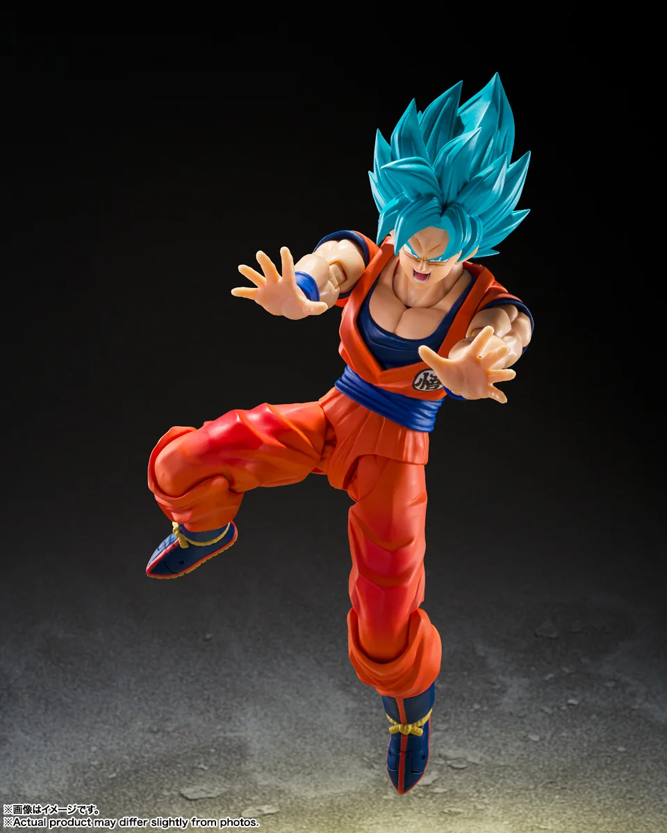 100% Original Box Bandai Shf Son Goku 3.0 Dragon Ball Z S.H.Figuarts Super Saiyan God Fighter Of Rage Vegeta 3.0 In Stock Toys view 5