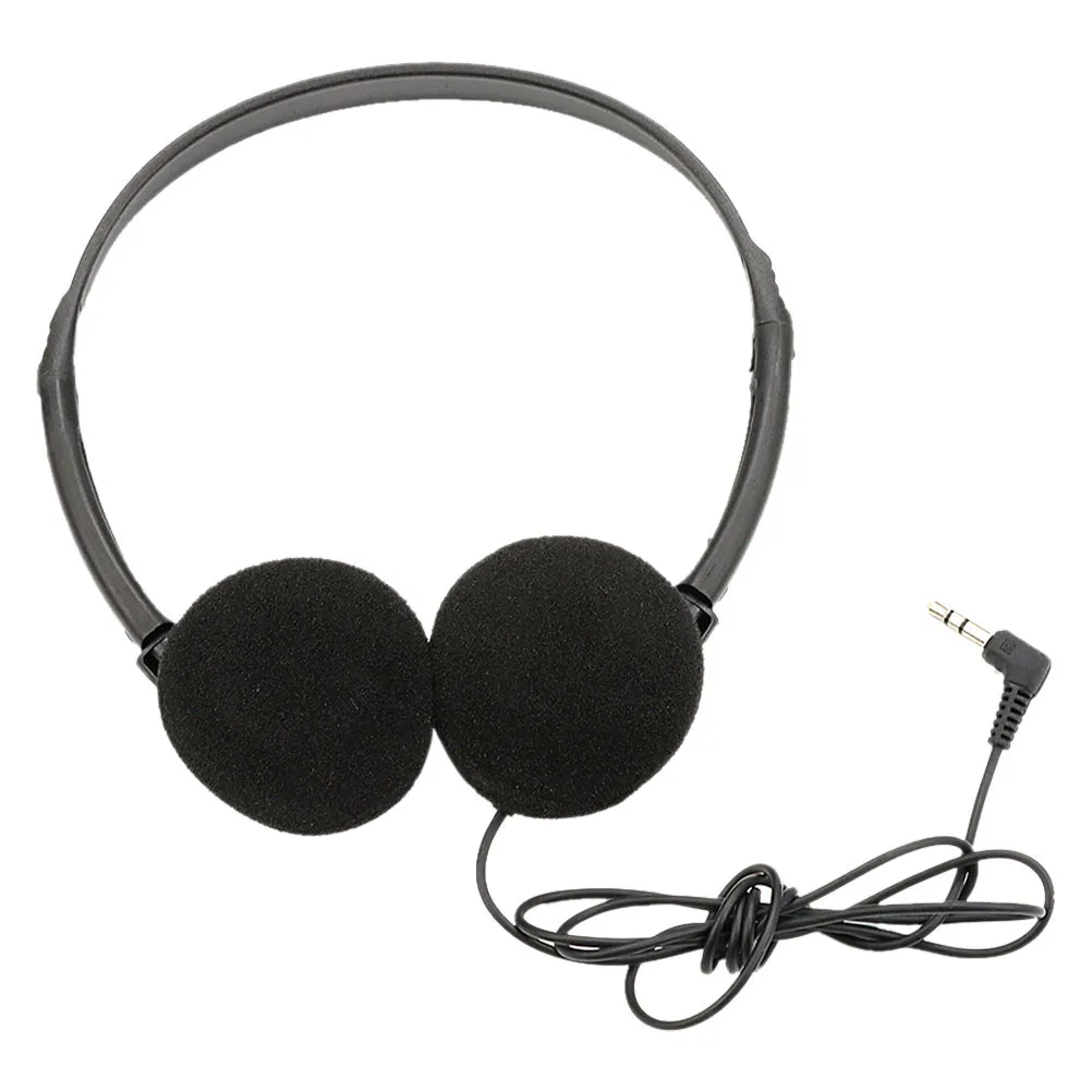 

Black Headphones Over Ear Wired Stereo Gaming Headset For Pc Tablet Computer Cellphone Portable Audio Device