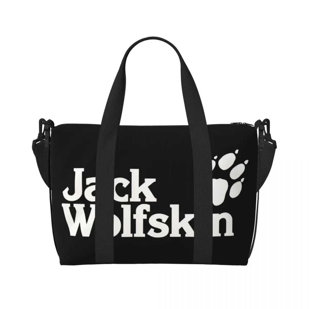 Изготовленная на заказ модная брендовая сумка-тоут с логотипом Jack Wolfskin, женская большая вместительная спортивная пляжная дорожная сумка на плечо