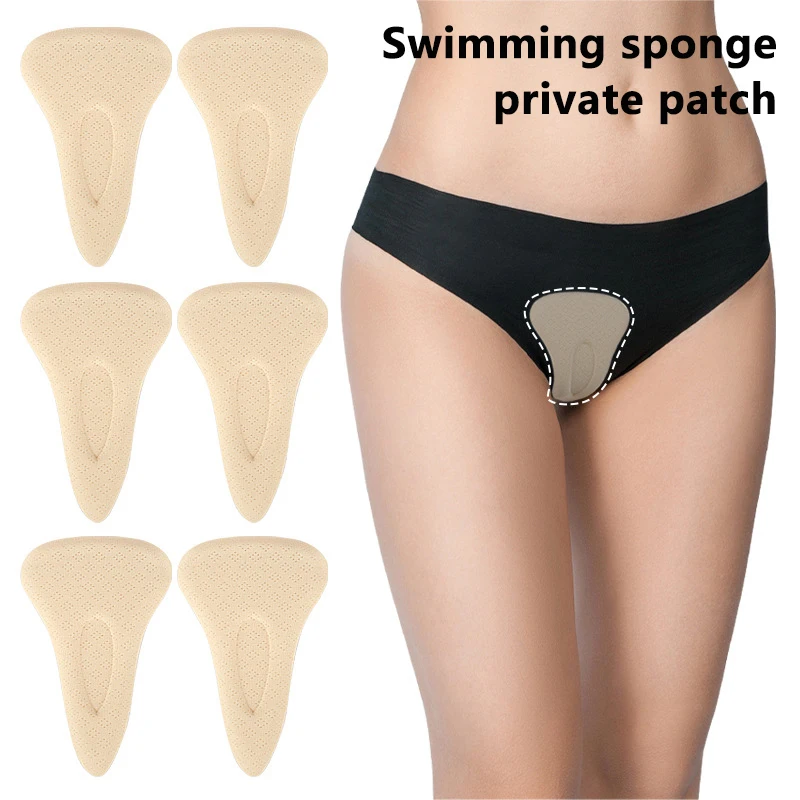 Almohadilla correctora de camel toe, reutilizable, invisible, de esponja suave, para mujeres, leggings, trajes de baño, ropa deportiva, almohadilla de yoga, 1 ud.