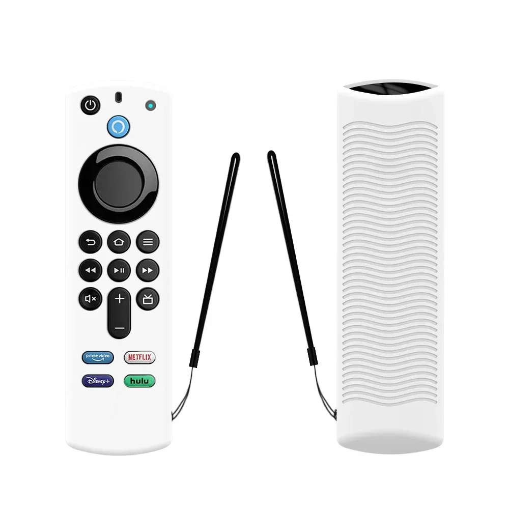 Funda de silicona para Control remoto Alexa Voice Fire TV Stick, funda protectora luminosa de 3. a generación, 2021