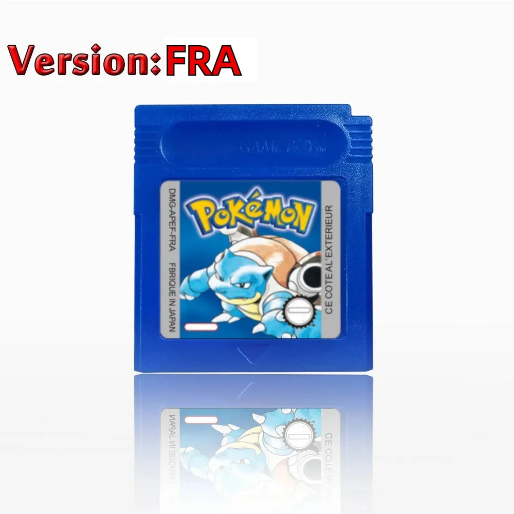GBC Pokemon 16-bit game videogamecartridge consolekaart rood blauw kristal gouden groen zilver geel - afbeelding 1